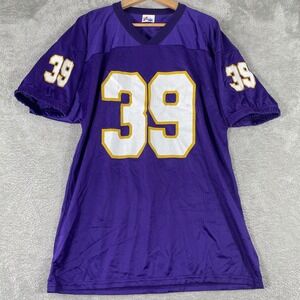 Vintage Crown Royal Promo Majestic Football Jersey Shirt Mens Large Purple‎ 90s